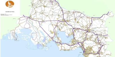 Карта на Марсилия велосипеди 
