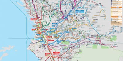 Марсилия транспортна картата
