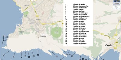 Карта парк Марсилия